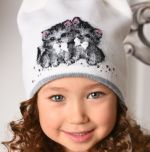 фото ШАПКА ЛАПОЧКИ Tricotier для девочек