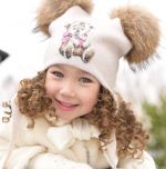 фото ШАПКА СЛАСТЁНА Tricotier для девочек