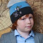 фото ШАПКА БАЙКЕР Tricotier для мальчиков