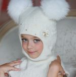 фото ШЛЕМ КАРАМЕЛЬКА Tricotier для девочек