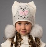 фото ШАПКА КОТЕНОК Tricotier для девочек