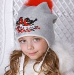 фото ШАПКА СНЕГИРИ Tricotier для девочек