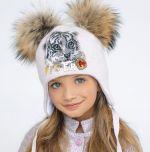 фото ШАПКА ТИГРЕНОК Tricotier для девочек