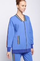 ЖАКЕТ ЖЕНСКИЙ 2017 темно-голубой для женщин