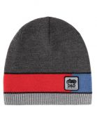 ШАПКА БАЙКЕР тёмно-серый для мальчиков