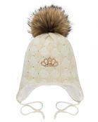 ШАПКА КАТАРИНА молочный для девочек