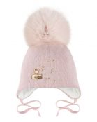 ШАПКА БЕЛЛЬ розовый для девочек