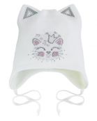 ШАПКА БАРБАРА молочный для девочек