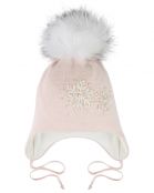 ШАПКА АЛЕНА пудра для девочек
