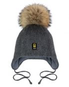 ШАПКА БАРОН средне-серый для мальчиков