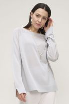 ДЖЕМПЕР ЖЕНСКИЙ 2406 светло-серый для женщин - фото ДЖЕМПЕР ЖЕНСКИЙ 2406 светло-серый для женщин