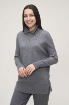 ДЖЕМПЕР ЖЕНСКИЙ 2375 средне-серый для женщин