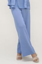 БРЮКИ ЖЕНСКИЕ 2422 голубой для женщин - фото БРЮКИ ЖЕНСКИЕ 2422 голубой для женщин