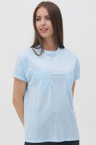 ФУТБОЛКА ЖЕНСКАЯ 2336 голубой для женщин