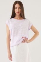 ДЖЕМПЕР ЖЕНСКИЙ 2522 светло-сиреневый/белый для женщин - фото ДЖЕМПЕР ЖЕНСКИЙ 2522 светло-сиреневый/белый для женщин