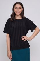 ДЖЕМПЕР ЖЕНСКИЙ 2518 чёрный для женщин - фото ДЖЕМПЕР ЖЕНСКИЙ 2518 чёрный для женщин