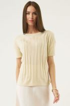 ДЖЕМПЕР ЖЕНСКИЙ 2518 бежевый для женщин - фото ДЖЕМПЕР ЖЕНСКИЙ 2518 бежевый для женщин