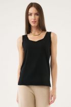 ТОП ЖЕНСКИЙ 2544 чёрный для женщин - фото ТОП ЖЕНСКИЙ 2544 чёрный для женщин