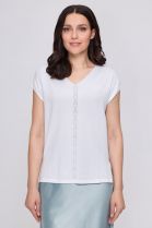 ДЖЕМПЕР ЖЕНСКИЙ 2523 белый для женщин - фото ДЖЕМПЕР ЖЕНСКИЙ 2523 белый для женщин