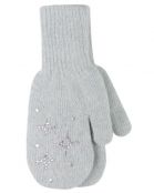 ВАРЕЖКИ МИЛЛИ светло-серый для девочек