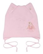 ШАПКА ПРИНЦЕССА пудра для девочек