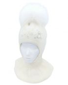 ШЛЕМ МАТИЛЬДА белый для девочек - фото ШЛЕМ МАТИЛЬДА белый для девочек