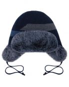 УШАНКА НИКИТА темно-синий для мальчиков