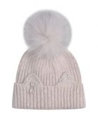 ШАПКА ПАОЛА светло-бежевый для девочек