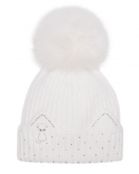 ШАПКА ПАОЛА белый для девочек