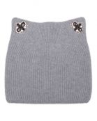 ШАПКА ШАКИРА светло-серый для девочек
