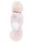 ШЛЕМ СНЕЖА пудра для девочек - фото ШЛЕМ СНЕЖА пудра для девочек