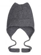 ШАПКА ЛАУРА средне-серый для девочек