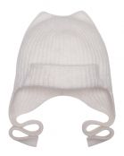 ШАПКА ЛАУРА белый для девочек