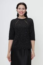 ДЖЕМПЕР ЖЕНСКИЙ 2602 черный для женщин