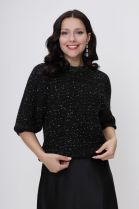 ДЖЕМПЕР ЖЕНСКИЙ 2608 черный для женщин