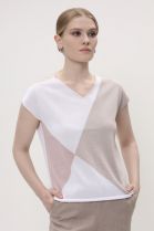 ДЖЕМПЕР ЖЕНСКИЙ 2675 пудра/коричневый для женщин