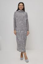 ПЛАТЬЕ ЖЕНСКОЕ 2628 средне-серый для женщин