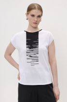 ДЖЕМПЕР ЖЕНСКИЙ 2678 белый/черный для женщин