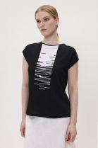 ДЖЕМПЕР ЖЕНСКИЙ 2678 черный/белый для женщин